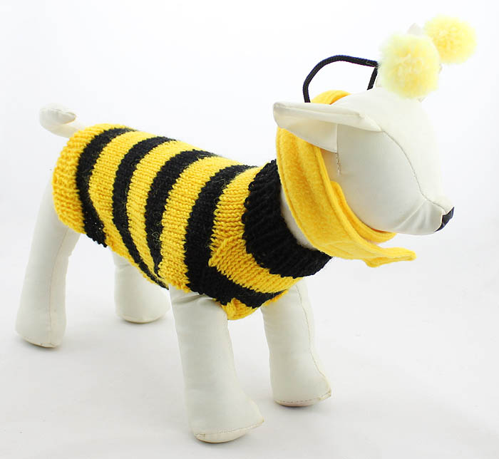 hexapod-bee dog Sweaters-Hand Knit