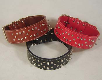 Heavy duty spikes Leather Collar
